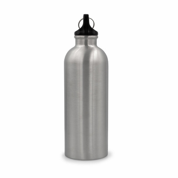 Sports bottle 500 ml with carabiner clip | Brenda - silver