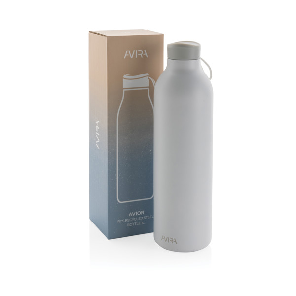 Avira Avior vakuumska steklenica iz recikliranega jekla, 1000 ml - Bela