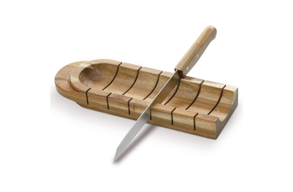 Stokbroodhouder met mes
