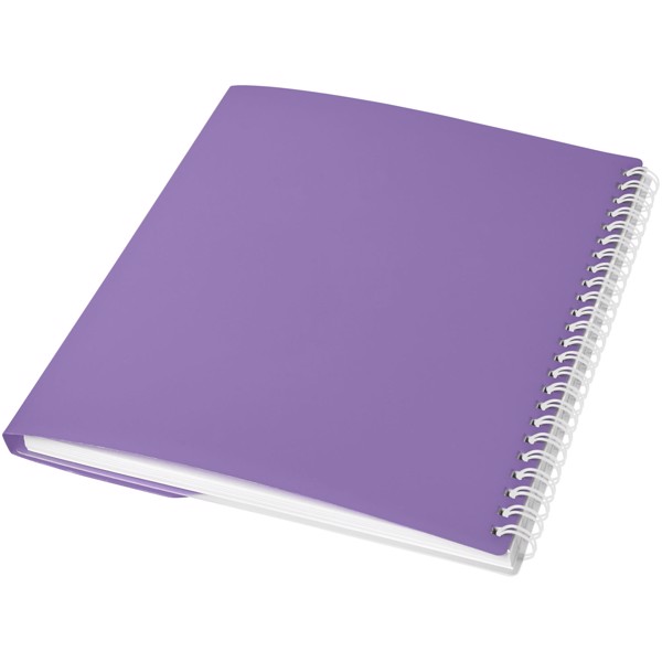 Curve A5 notebook - Purple / White