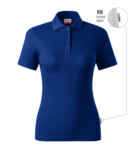 Polokošile Dámská Rimeck® Resist Heavy Polo - Královská Modrá 05 (Brand Label) / L