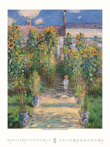 Nástenný Kalendár Gardens Impressionism 2027