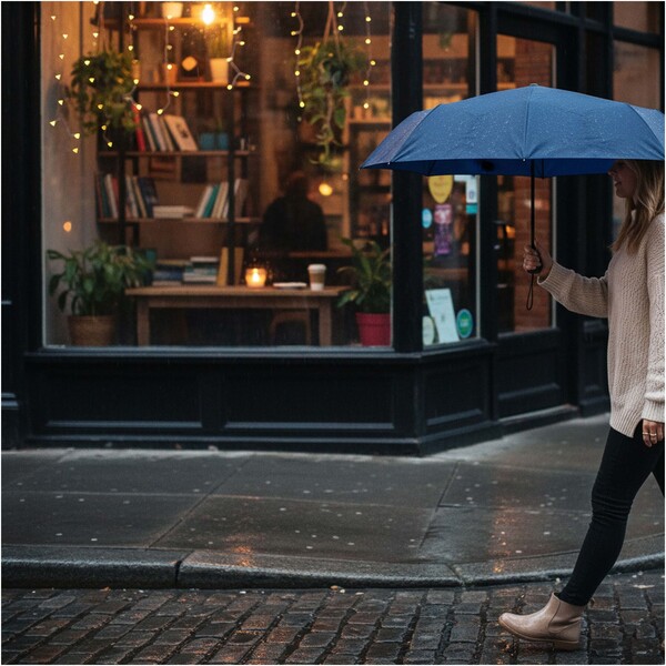 Citizen Green Ondee 22" recycled foldable umbrella