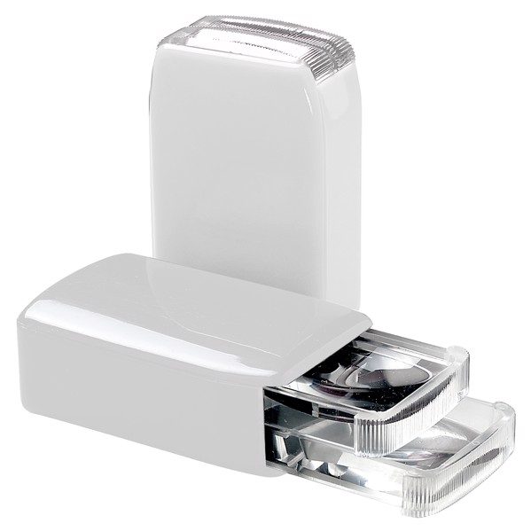 Lupe "Double 3 X/6 X" - Weiss