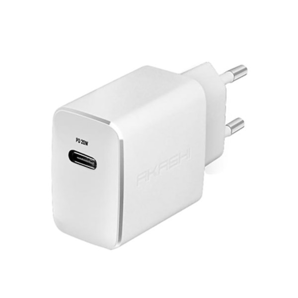 SHINCHAKU - CHARGEUR SECTEUR USB TYPE-C GAN 20W POWER DELIVERY - BLANC