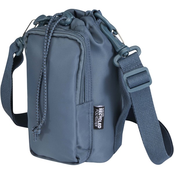 Sac porte-bouteille Trip Aware™ de 2 L en matériaux recyclés - Bleu hale