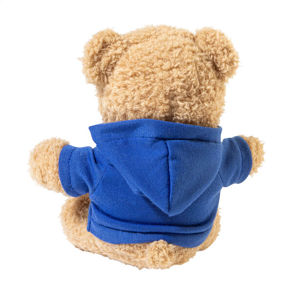 Rpet Pluh Teddy Bear With Hoodie Hobear - Blue