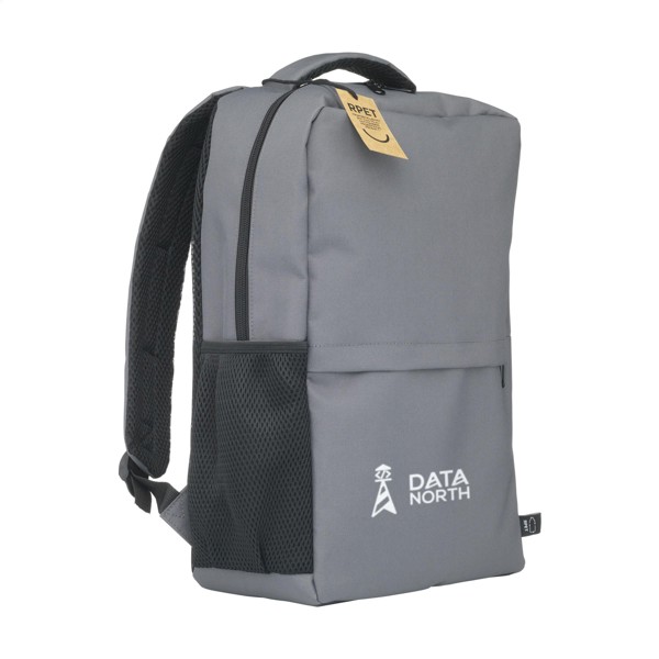 Finley GRS RPET Laptop Backpack - Grey