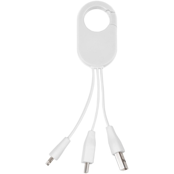 Troop 3-in-1 charging cable - White