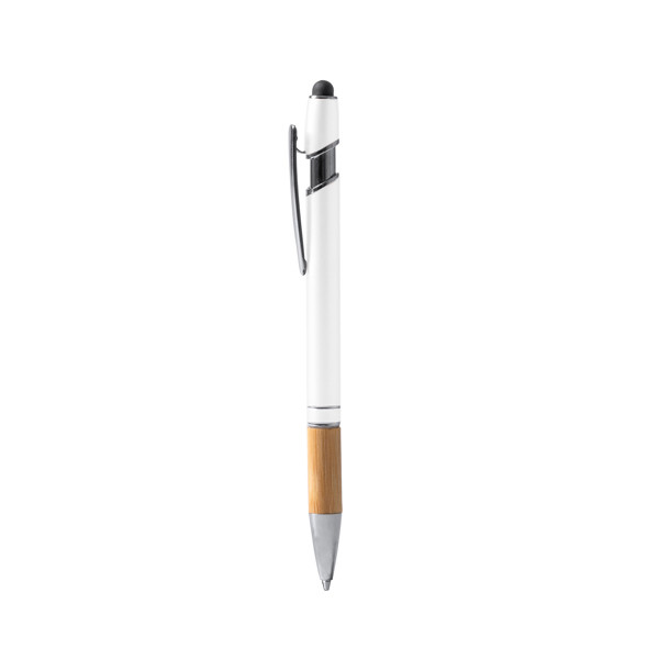 Ball Pen Dekel - White / BLUE INK