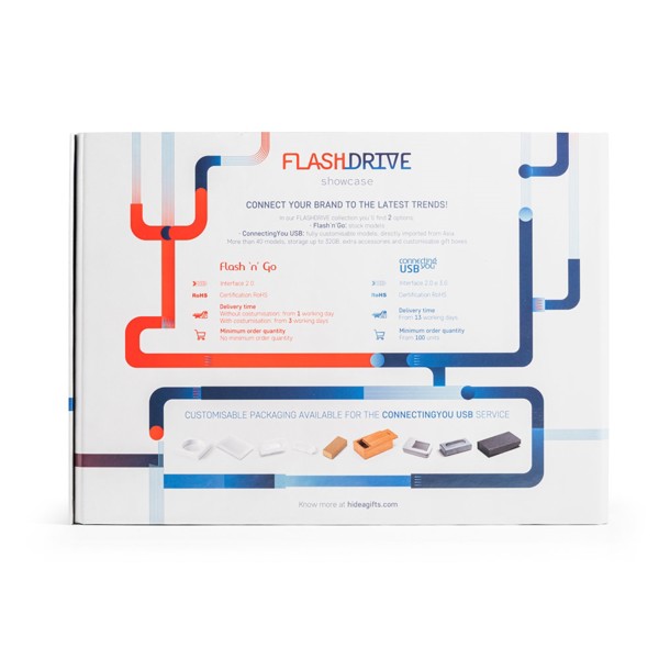 FLASH DRIVE SHOWCASE. Showcase med USB nøgler