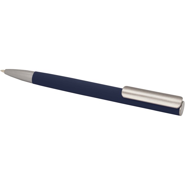Stylo bille Ziguur en aluminium recyclé (encre bleue) - Marine