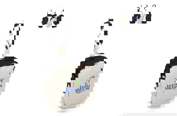 Nylon Earphones Pouch 6.5 x 6 cm - Black