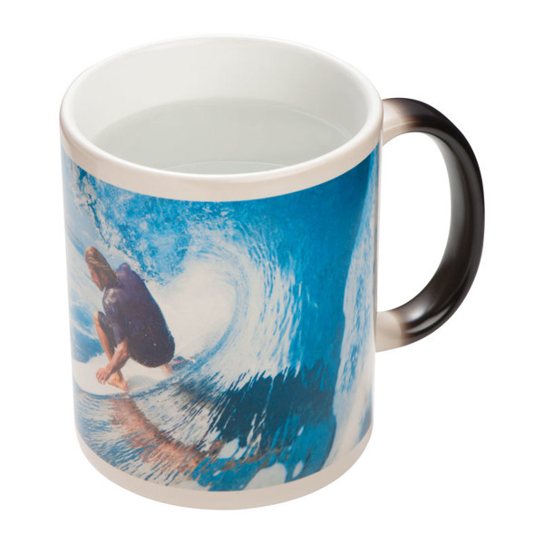 Colour-changing Sublimation Mug Sirmione 300 ml - Black