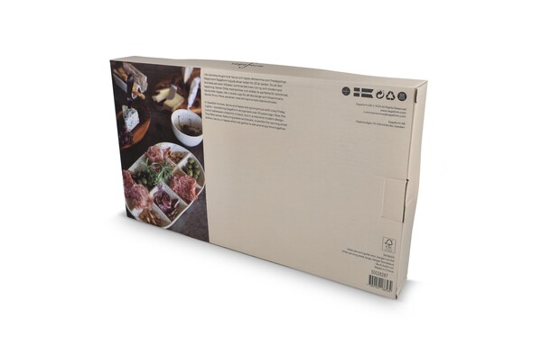 Plat de service en céramique Sagaform Ditte 36 x 20 cm
