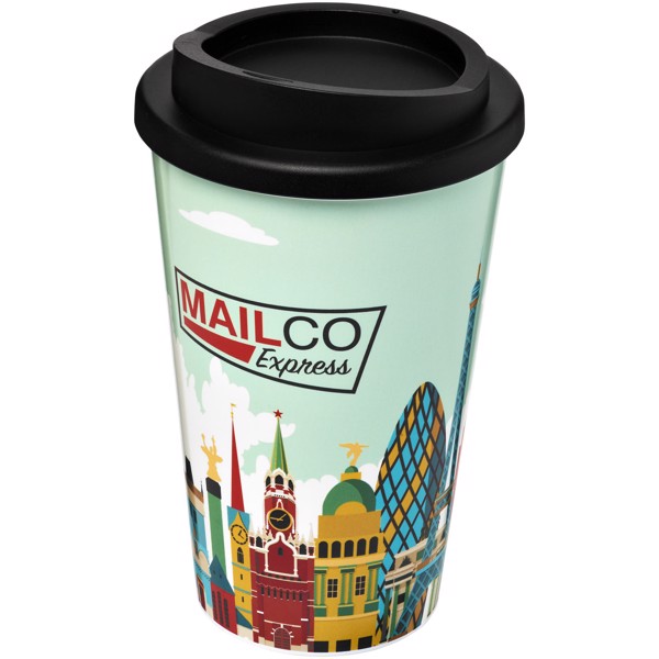 Termohrnček Brite-Americano® 350 ml - Jednofarebná čierna