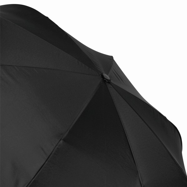 Stick umbrella, reversed close, 109 cm diameter - Black / Red