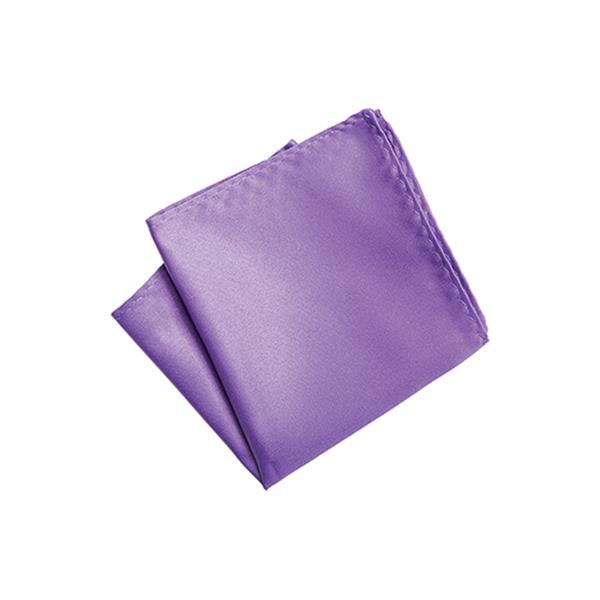 Lenço De Bolso 21X21cm - 100% Poliéster Acetinado - Violeta
