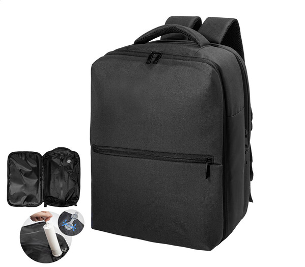 Rpet Carry-On Compression Backpack VacuFly - Black