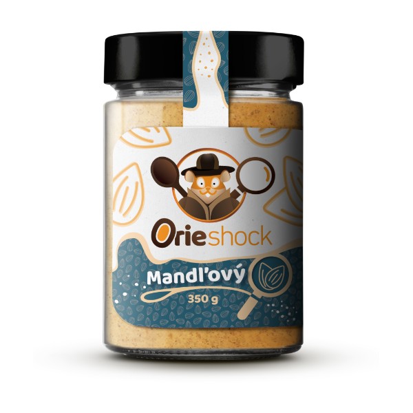 Orieshock Mandľový krém 350g 100% naturálny