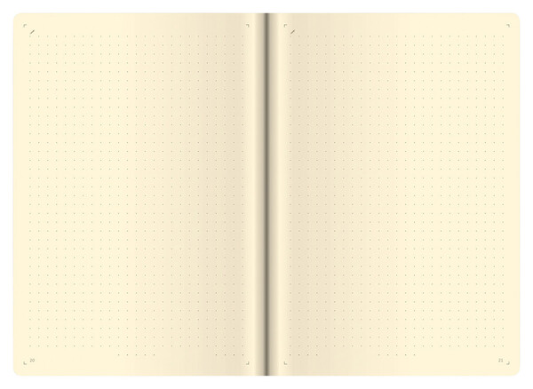Notebook Print Plus L dot grid Black