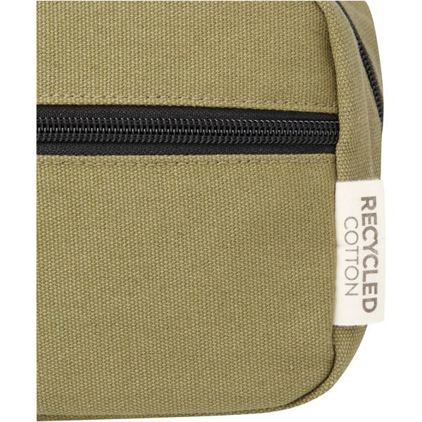 Joey GRS recycled canvas travel accessory pouch bag 3.5L - Olive