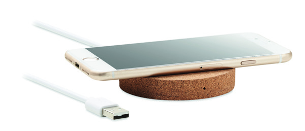 Koke wireless charger, cork, 10W output