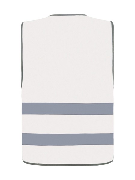 "Passau" Safety Vest - White / 3X/4X