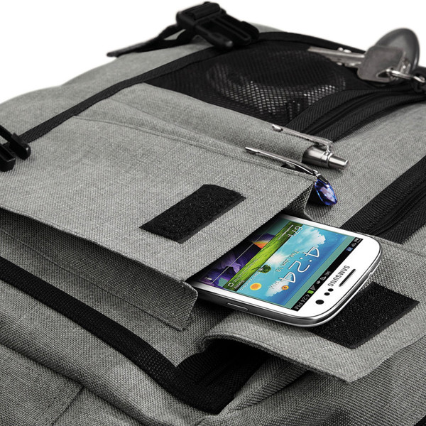 Two-Tone Digital Messenger - Grey Marl / ONE SIZE