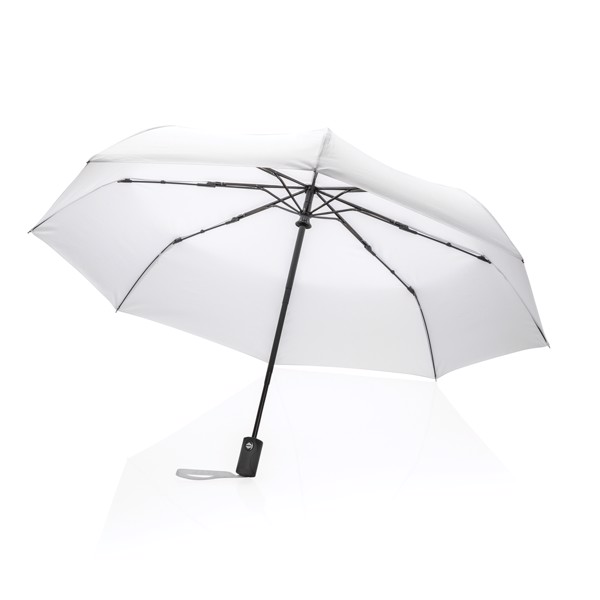 Parapluie 21" automatique en rPET 190T Impact AWARE™ - Blanc