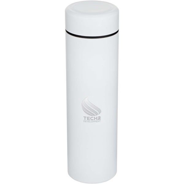 Taylor 450 ml Doppelwand Isolierflasche aus Edelstahl mit Teesieb - weiss