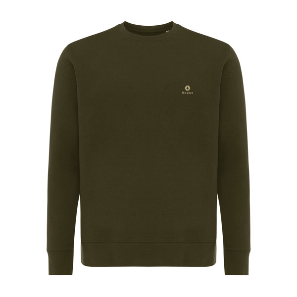 Lehká mikina Iqoniq Etosha z recykl. bavlny - Khaki / XXXL