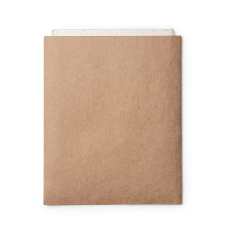 Libreta personalizada A6 de papel reciclado con semillas 40 hojas