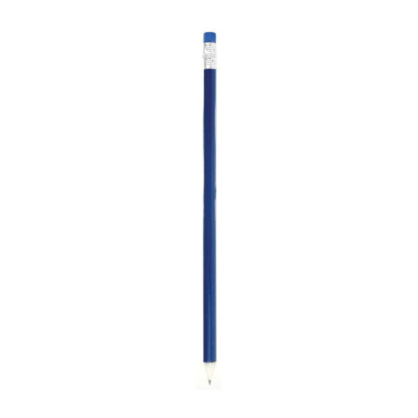Lápis De Carvão, Com Borracha - Azul Marinho