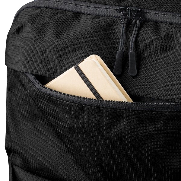 rPET (300D) polyester Ocean Bound backpack Tova - black