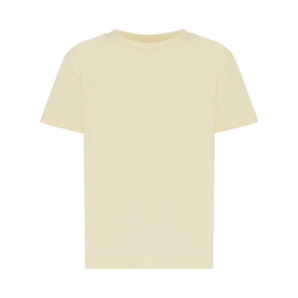 Dětské tričko Iqoniq Koli z recykl. bavlny - Cream Yellow / 78