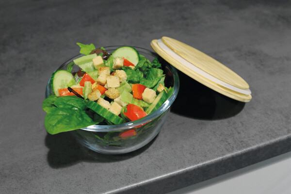 Glass Bowl Fresh Lunch