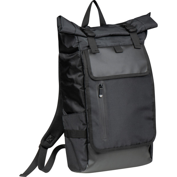 Laptop backpack FLORA - Black