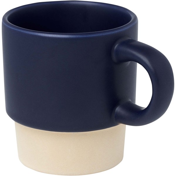 Tasse à espresso empilable Olympia de 130 ml avec fond en argile - Marine