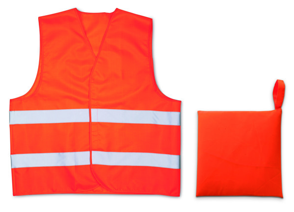 Gilet de securité Visible - Orange