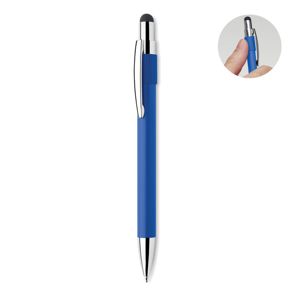 Stylo stylet spinner Edd - Bleu Royal