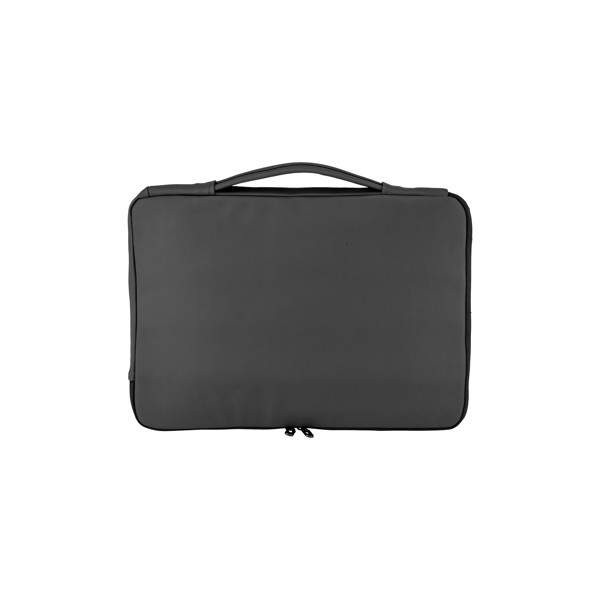 Briefcase (17") In Soft Pu Water Resistant - Black