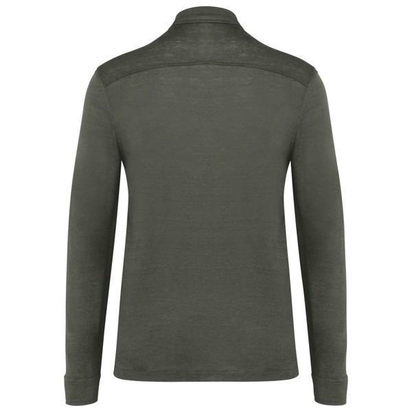 Men's Linen Shirt - Organic Khaki / M