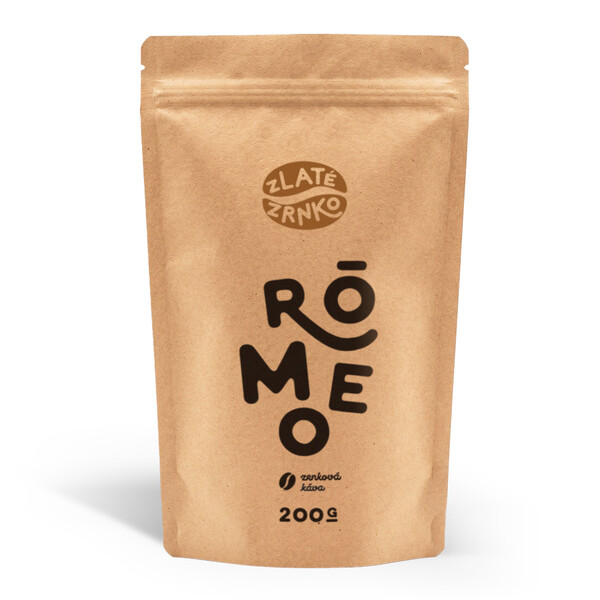 Káva Rómeo ( 85%arabika+15% robusta )