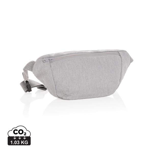 Sac banane en toile recyclée et non teintée Impact AWARE™ - Gris