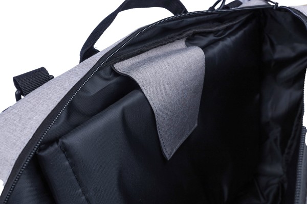 Mochila em poliéster rPET (300D) Mallory - Black