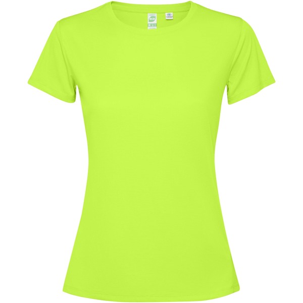T-shirt a maniche corte da donna Estoril - Verde fluo / S