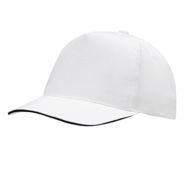 5-Panel-Sandwich-Cap Walk - Weiß