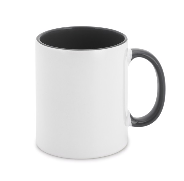 MOCHA. Ceramic mug ideal for sublimation - Black
