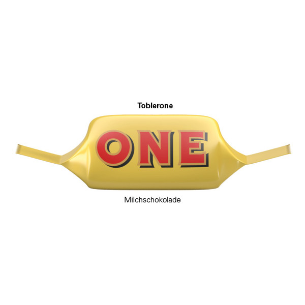 Werbedreieck Mini, Toblerone Tiny 1er